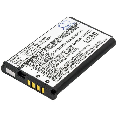 Аккумулятор для LG LGIP-531A 800mah