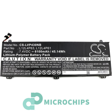 Аккумулятор для Lenovo IdeaPad U330, U330p, U430 Touch (L12L4P61) 6100mAh