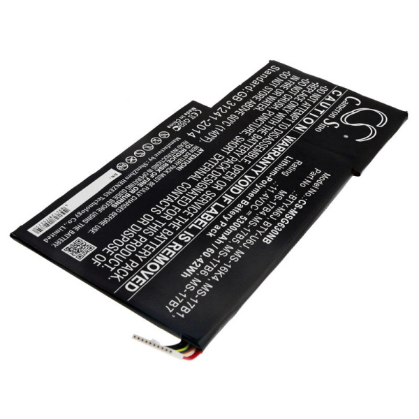 Аккумулятор для MSI GS63VR, GS73VR, WS63 (BTY-M6J) 5300mah