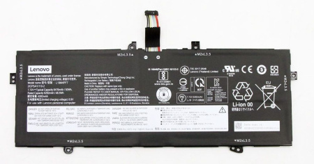 Аккумулятор (батарея) для ноутбука Lenovo Ideapad Yoga Slim 7 Carbon 13ITL5 (L19M4PF7) 7.72V, 6480mAh, 50Wh
