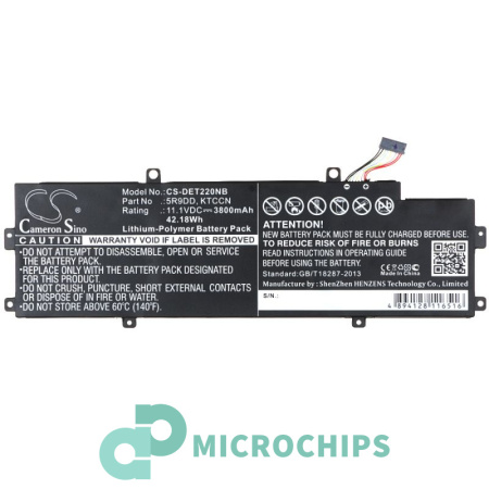 Аккумулятор для ноутбука Dell Chromebook 11 3120 (2015) (P22T) 3800mAh
