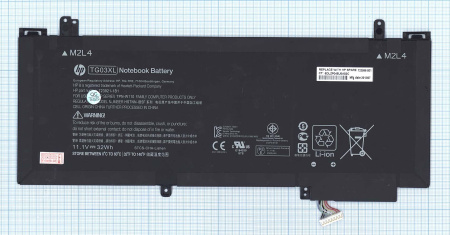 Аккумулятор (батарея) TG03XL для ноутбука HP Split X2 13-g 13, 3", 2900mAh, 11.1V (оригинал)