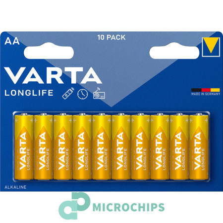 Батарейка VARTA Longlife LR6/AA 10BP