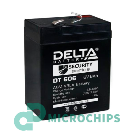 Аккумулятор Delta DT 606 (AGM, 6Ah)