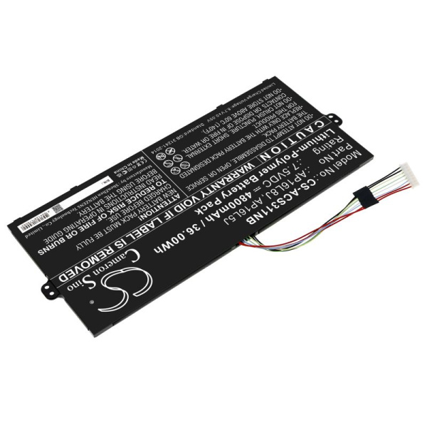 Аккумулятор для Acer Chromebook Spin 311, 513, TravelMate X5 (AP16L8J) 4800mAh
