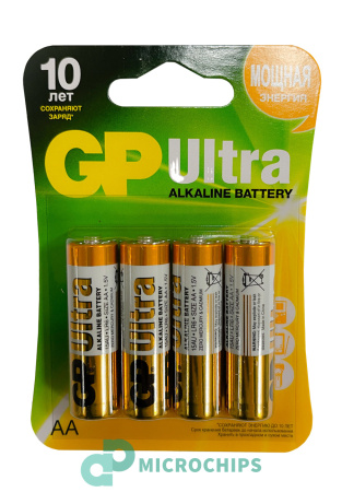 Батарейка GP Ultra LR6/AA 4BP