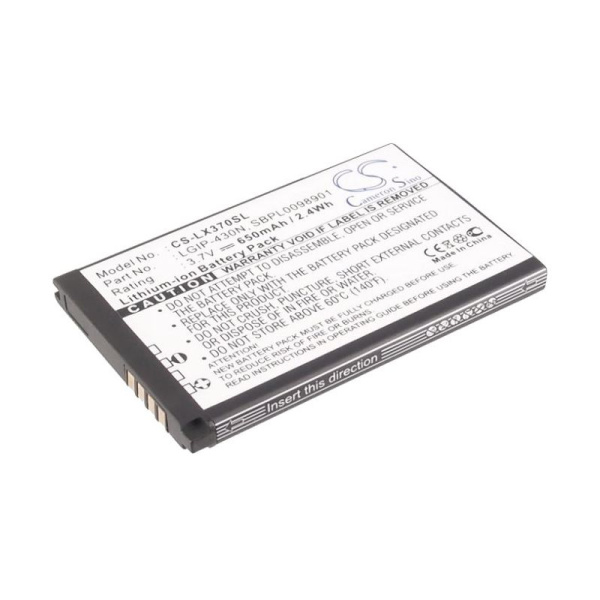 Аккумулятор для LG C320, GC300, GS290 (LGIP-430N) 650mah