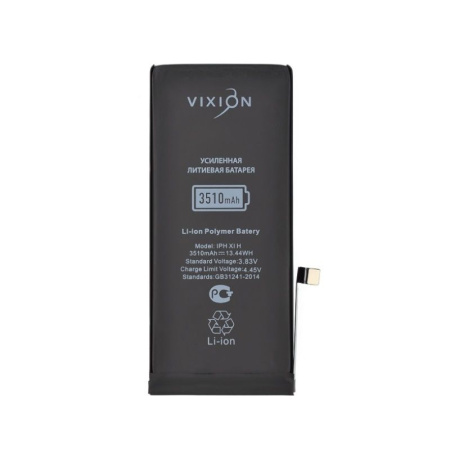 Купить Аккумулятор Vixion для Apple iPhone 11, усиленная 3510мАч, с монтажным скотчем Аккумулятор Vixion для Apple iPhone 11, усиленная 3510мАч, с монтажным скотчем