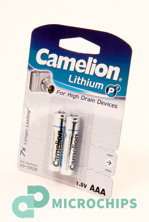 Купить Батарейка Camelion Lithium FR03 ААА 2BP Батарейка Camelion Lithium FR03 ААА 2BP