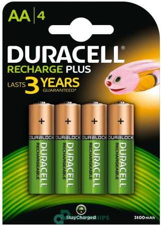 Аккумулятор Duracell Plus АА (NiMH, 2400mAh) 4BP Аккумулятор Duracell Plus АА (NiMH, 2400mAh) 4BP