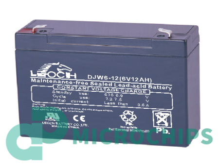 Аккумулятор Leoch DJW 6-12 (AGM, 12Ah)