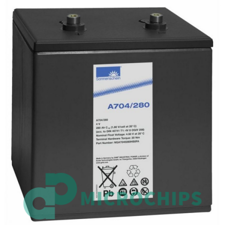 Аккумулятор Sonnenschein A704/280 для ИБП (GEL, 280Ah)