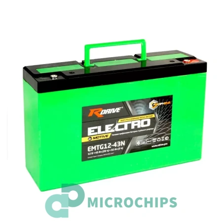 Купить Тяговый аккумулятор RDrive Electro Motive EMTG12-43N (GEL, 43Ah, 12V) Тяговый аккумулятор RDrive Electro Motive EMTG12-43N (GEL, 43Ah, 12V)