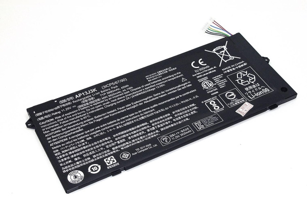 Аккумулятор (батарея) AP13J3K для ноутбука Acer ChromeBook C720, 11.25B, 45Vтч, 3990mAh (оригинал)