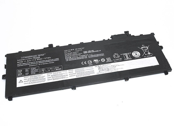 Аккумулятор (батарея) 01AV430 для ноутбука Lenovo ThinkPad X1 Carbon Gen 5 11.52B, 4950mAh, 57Vтч (оригинал)