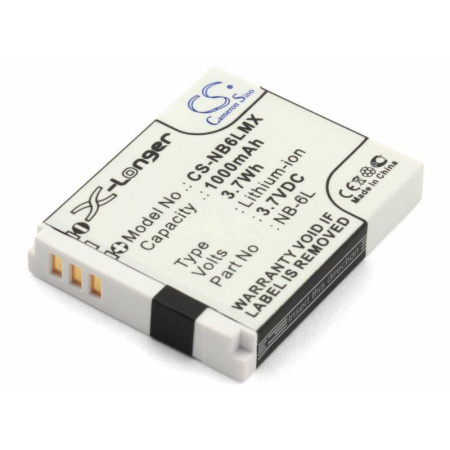 Аккумулятор для Canon NB-6L, NB-6LH 1000mAh
