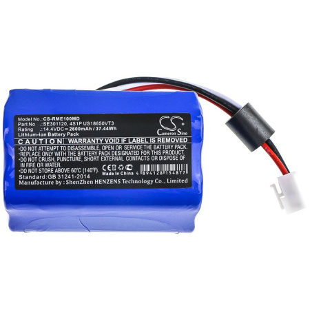 Купить Аккумулятор для ResMed Respirateur Stellar 100, Respirateur Stellar 150 2600mah Аккумулятор для ResMed Respirateur Stellar 100, Respirateur Stellar 150 2600mah