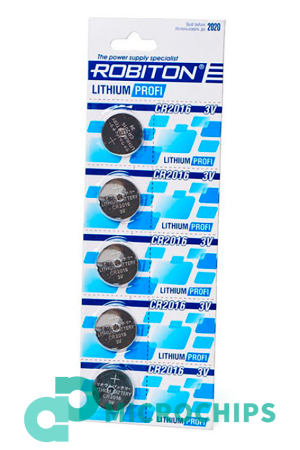 Батарейка Robiton Profi CR2016 5BP