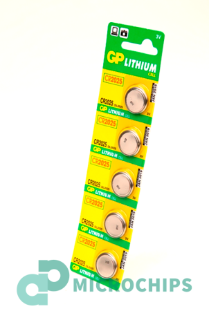 Батарейка GP CR2025 5BP