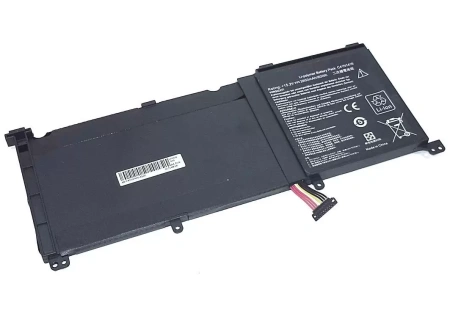Аккумулятор (батарея) для ноутбука Asus UX501VW, UX501JW, G501JW, (C41N1416), 3800mAh, 15.2V, черный (оригинал)