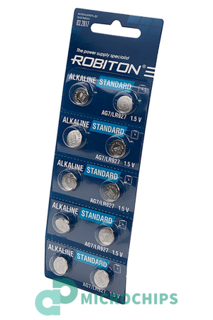 Батарейка Robiton AG7/LR927 10BP