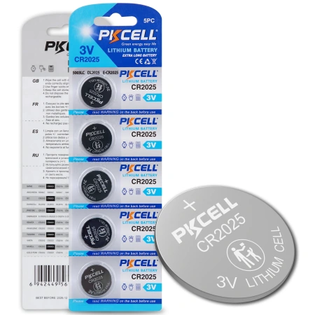 Батарейка PKCELL CR2025 5BP
