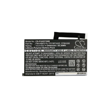 Аккумулятор для Fujitsu Siemens Lifebook UH552, UH572 2450mAh