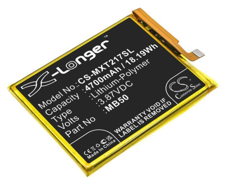 Аккумуляторная батарея CS-MXT217SL для Motorola Edge S30, Moto Edge S30 5G, Moto G200 5G, p/n: MB50, SB18D10749