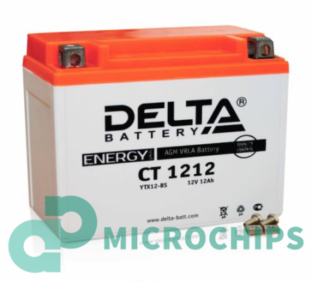 Аккумулятор Delta CT 1212 (AGM, 12Ah)