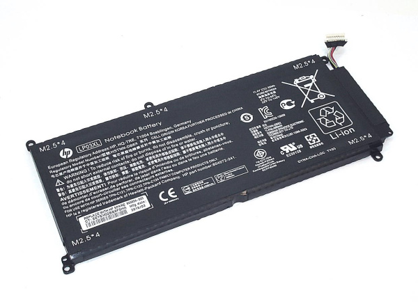 Купить Аккумулятор (батарея) LP03XL для ноутбука HP Envy 15-ae000, 11.4V, 4820mAh, 55Vт Аккумулятор (батарея) LP03XL для ноутбука HP Envy 15-ae000, 11.4V, 4820mAh, 55Vт