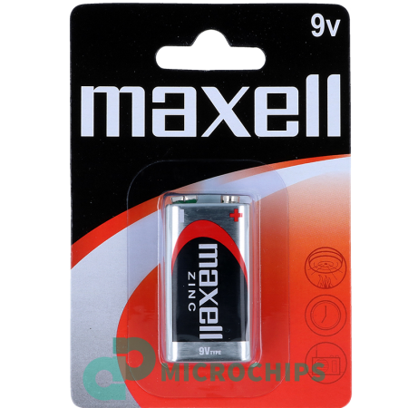 Батарейка Maxell Zinc 6F22 9V 1S