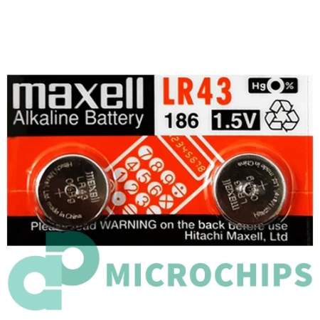 Батарейка Maxell LR43 (186)