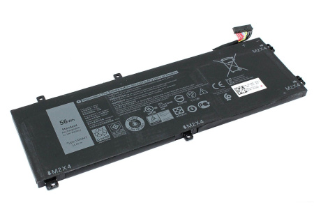 Аккумулятор (батарея) V0GMT для ноутбука Dell Vostro 15 7500, 11.4V, 4649mAh