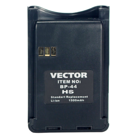 Аккумулятор Vector BP-44 HS для радиостанций (Li-ion, 1500mAh, 3.7V)