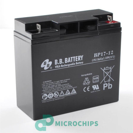 Аккумулятор B.B. Battery BP 17-12 (AGM, 17Ah)