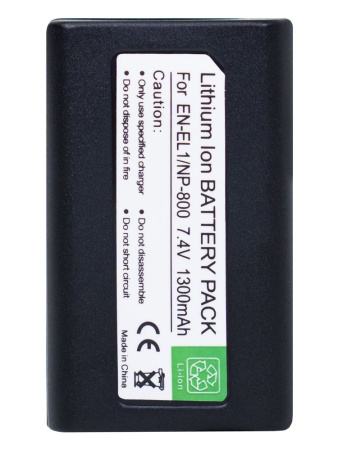 Аккумулятор EN-EL1 для фотоаппарата Nikon Cooplix 775, 7.4В, 1300мАч