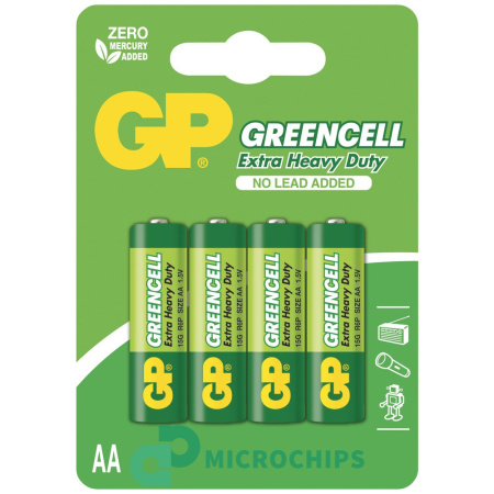Батарейка GP Greencell R6/AA 4BP