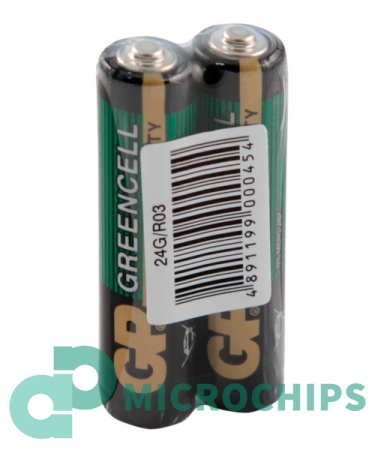 Батарейка GP Greencell R03/AAA 2S