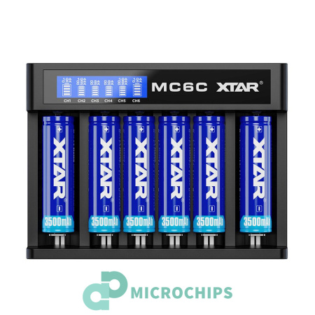 Зарядное устройство XTAR MC6C (NiCd/NiMH/Li-ion)