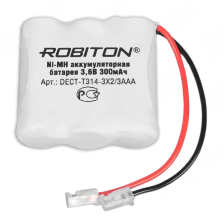 Аккумулятор Robiton T314 300mah