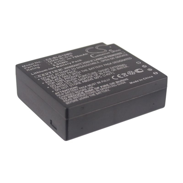Аккумулятор для Panasonic Lumix DMC-GF серии, Lumix DMC-GX, Leica D-Lux Type 109 (DMW-BLE9) 750mah