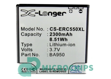 Аккумулятор для Sony Xperia ZR 2300mah CS