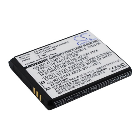 Аккумулятор для Samsung AB483640BE, AB483640BU, AB533640BE 850mah