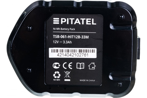 Купить Аккумулятор Pitatel TSB-061-HIT12B-33M (NiMH, 3300mAh, 12V) Аккумулятор Pitatel TSB-061-HIT12B-33M (NiMH, 3300mAh, 12V)