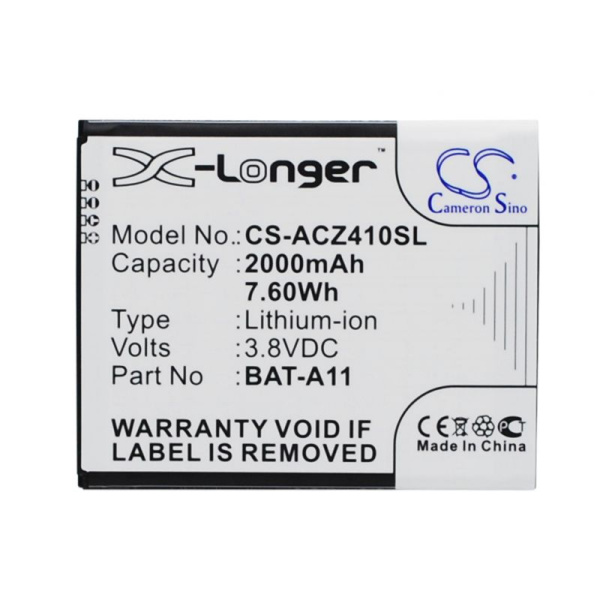 Аккумулятор для Acer Liquid M330, Z320, Z330, Z410 2000mah