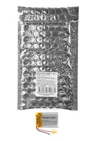Аккумулятор Robiton 552535 (Li-Pol, 430mAh, 3.7V)