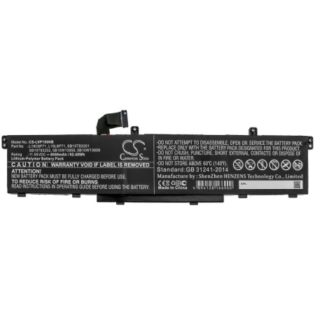 Аккумулятор для Lenovo ThinkPad P15 Gen 1, ThinkPad P17 Gen 1, ThinkPad P15 серии (L19C6P71) 8000mAh