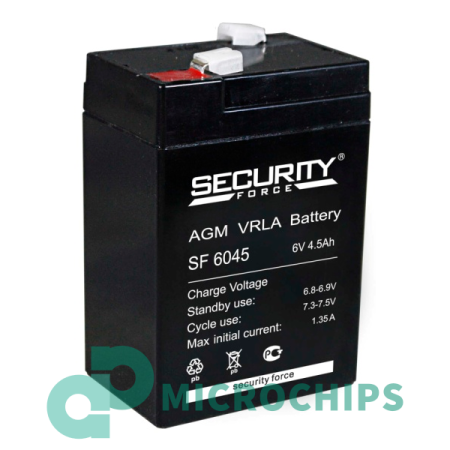 Аккумулятор Security Force SF 6045 (AGM, 4.5Ah)