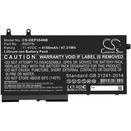 Аккумулятор для Dell Precision 15 3540 (R8D7N) 4150mah
