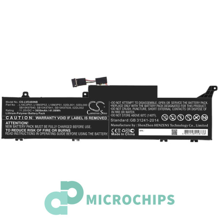 Аккумулятор для Lenovo ThinkPad E480S, ThinkPad E490S (L18C3P51) 3650mah